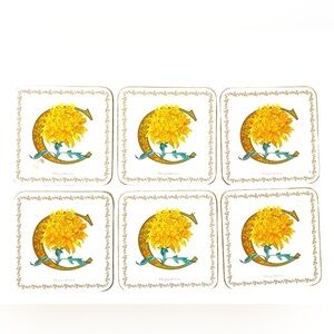 Pimpernel Floral Alphabet
Coasters Letter C
Chrysanthemum England set of 6